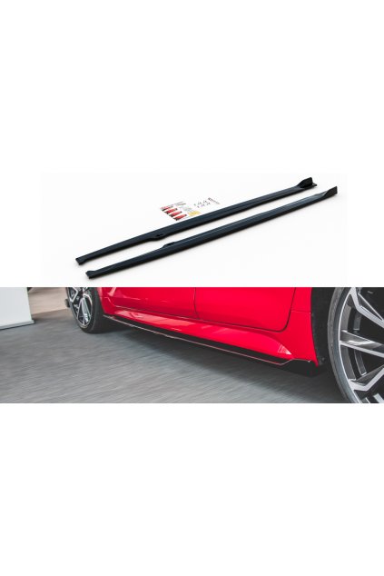 Maxton Design difuzory pod boční prahy pro Toyota Corolla XII 2019-/Hatchback, plast ABS bez povrchové úpravy