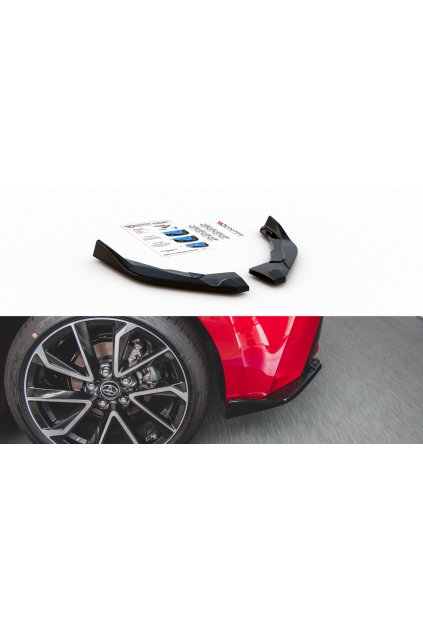 Maxton Design boční difuzory pod zadní nárazník pro Toyota Corolla XII 2019-/Hatchback, plast ABS bez povrchové úpravy