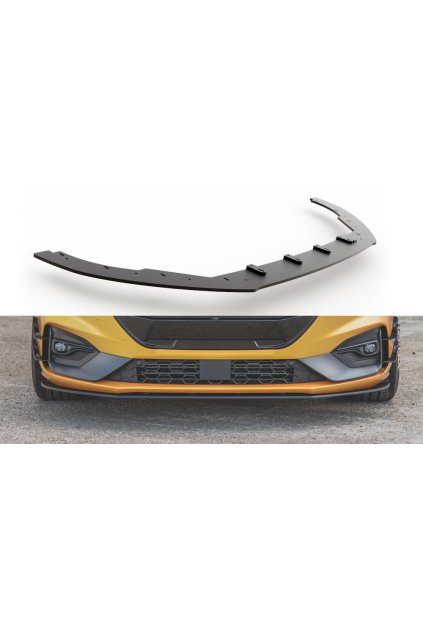 Maxton Design "Racing durability" spoiler pod přední nárazník pro Ford Focus Mk4, plast ABS bez povrchové úpravy