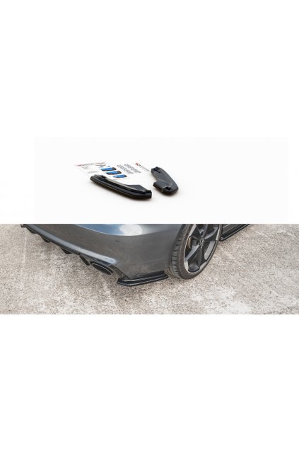 Maxton Design boční difuzory pod zadní nárazník ver.1 pro Audi RS3 8V, carbon-Look