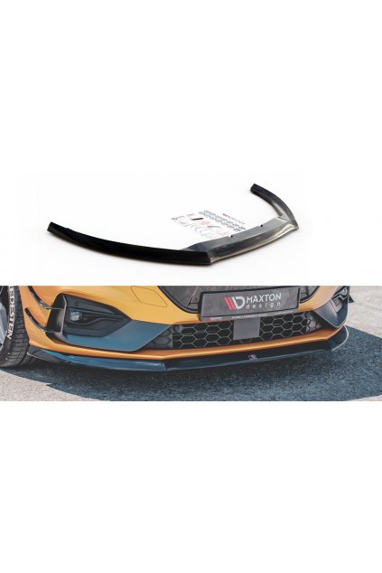 Maxton Design spoiler pod přední nárazník ver.8 pro Ford Focus, Focus ST Mk4, carbon-Look