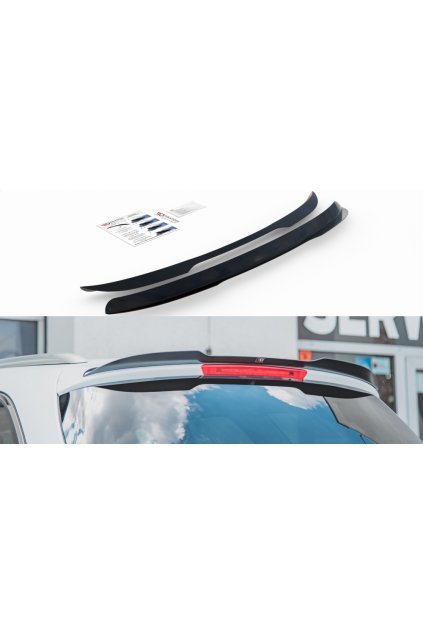 Maxton Design prodloužení spoileru pro Ford Mondeo Mk5 Facelift, černý lesklý plast ABS, kombi