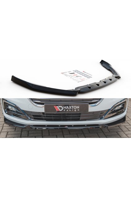 Maxton Design spoiler pod přední nárazník pro Ford Mondeo Mk5, carbon-Look, Facelift