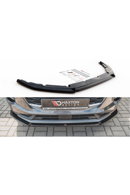 Maxton Design spoiler pod přední nárazník pro Ford Puma Standard, černý lesklý plast ABS