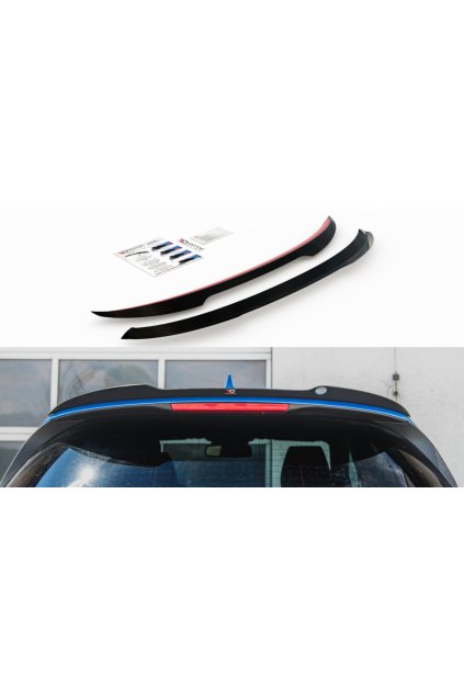 Maxton Design prodloužení spoileru pro Ford Puma Standard, carbon-Look