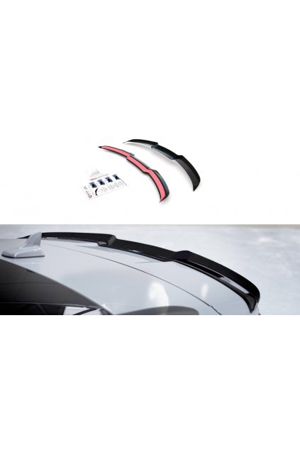 Maxton Design prodloužení spoileru ver.1 pro Audi RS6 C8, carbon-Look