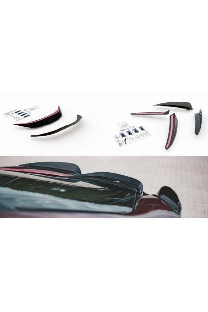 Maxton Design prodloužení víka kufru pro BMW i8, carbon-Look, boční