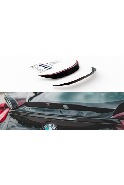 Maxton Design prodloužení víka kufru pro BMW i8, černý lesklý plast ABS