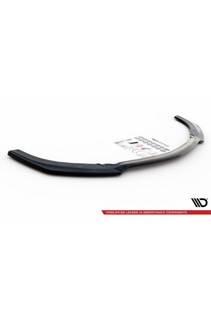 Maxton Design spoiler pod přední nárazník ver.1 pro Mercedes AMG GT 4 -Door Coupe GT 63S Aero, černý lesklý plast ABS