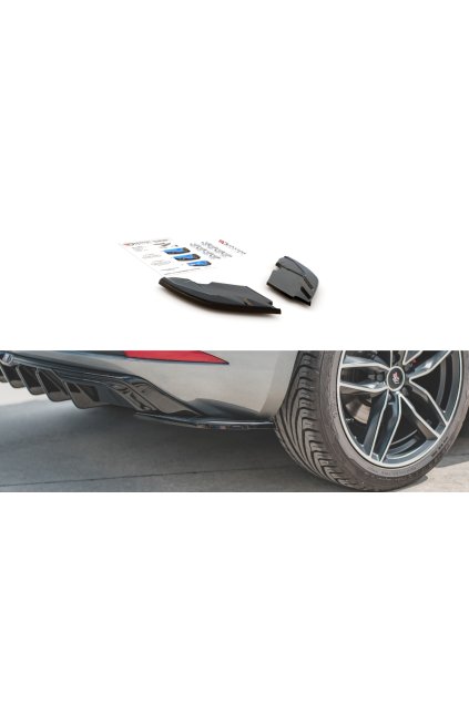 Maxton Design boční difuzory pod zadní nárazník pro Seat Leon FR Mk3 Facelift, carbon-Look