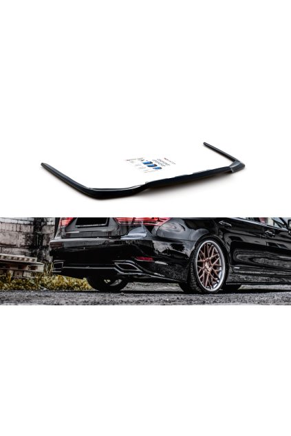Maxton Design středový spoiler zadního nárazníku pro Lexus LS Mk4, carbon-Look