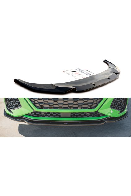 Maxton Design spoiler pod přední nárazník pro Audi RSQ3 F3, carbon-Look