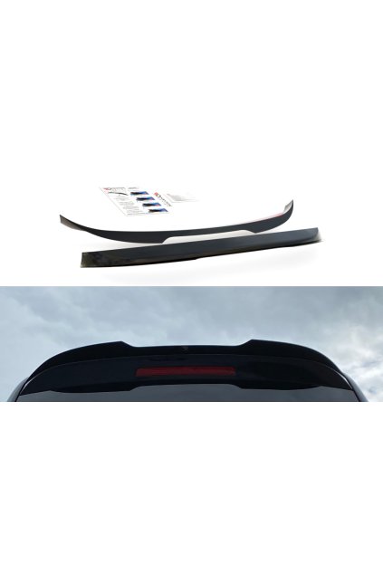 Maxton Design prodloužení spoileru pro Volkswagen Caddy Mk 4, carbon-Look