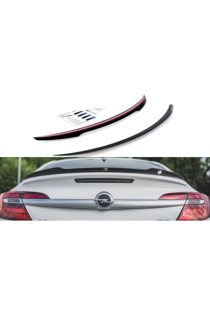 Maxton Design prodloužení spoileru pro Opel Insignia OPC Mk1 Facelift, plast ABS bez povrchové úpravy