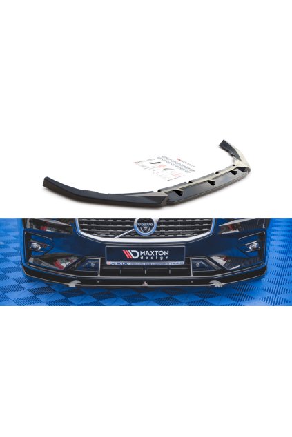 Maxton Design spoiler pod přední nárazník pro Volvo S60 Mk3, carbon-Look