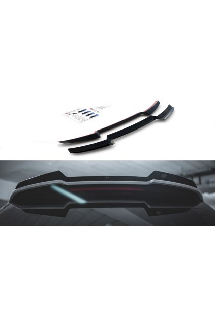 Maxton Design prodloužení spoileru ver.2 pro Audi RS6 C7, černý lesklý plast ABS