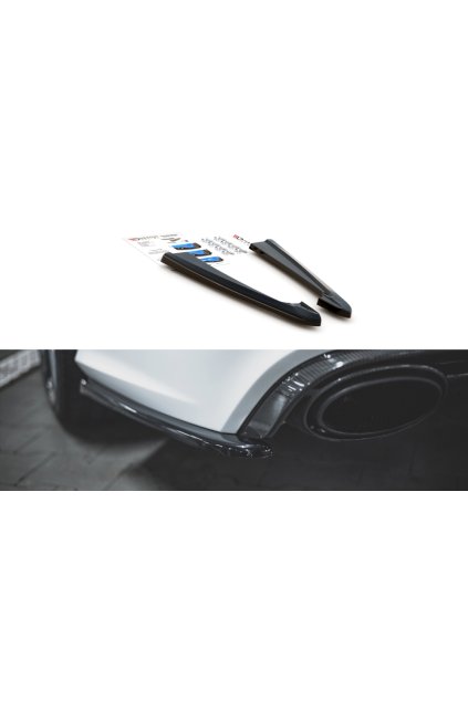 Maxton Design boční difuzory pod zadní nárazník ver.2 pro Audi RS6 C7, carbon-Look