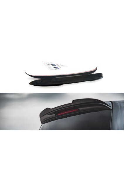 Maxton Design prodloužení spoileru pro Mercedes třída V W447F, černý lesklý plast ABS, AMG-Line