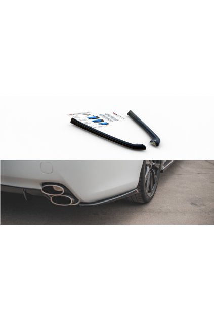 Maxton Design boční difuzory pod zadní nárazník pro Lexus IS F Mk2 2007-2013, černý lesklý plast ABS