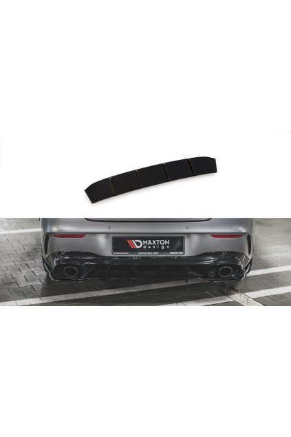 Maxton Design vložka zadního nárazníku pro Mercedes CLA C118/AMG 35, carbon-Look