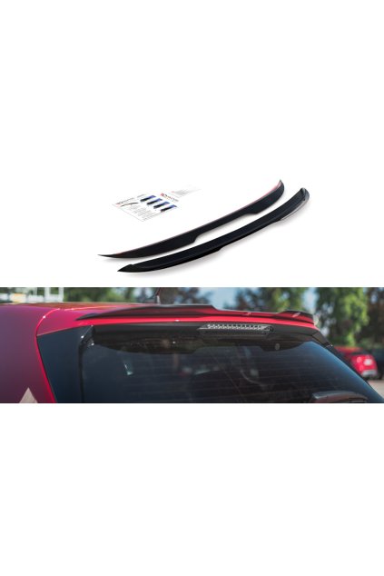 Maxton Design prodloužení spoileru pro Peugeot 308 Mk 2 GT, carbon-Look