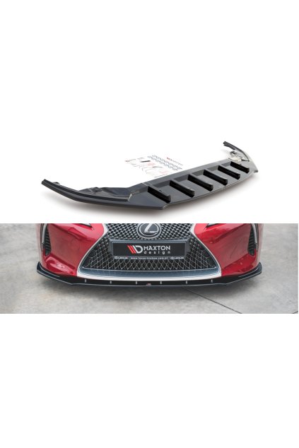 Maxton Design spoiler pod přední nárazník pro Lexus LC, carbon-Look