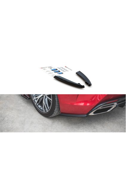 Maxton Design boční difuzory pod zadní nárazník pro Lexus LC, černý lesklý plast ABS