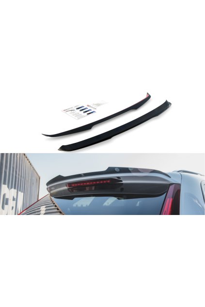 Maxton Design prodloužení spoileru pro Volvo XC60 Mk 2, carbon-Look