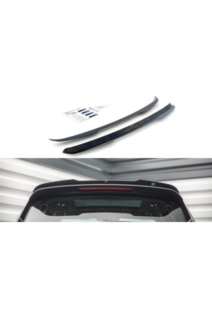 Maxton Design prodloužení spoileru pro Cupra Ateca, černý lesklý plast ABS