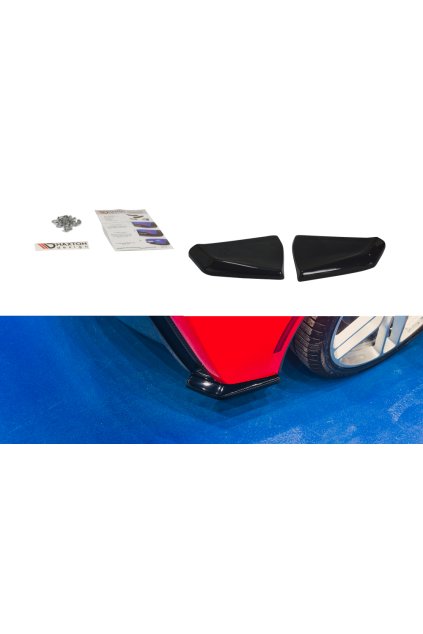 Maxton Design boční difuzory pod zadní nárazník pro Chevrolet Corvette C7, plast ABS bez povrchové úpravy