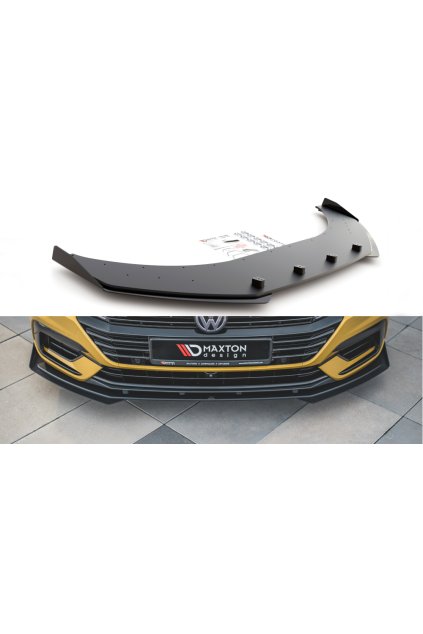 Maxton Design "Racing durability" spoiler pod přední nárazník s rohovými splittery pro Volkswagen Arteon