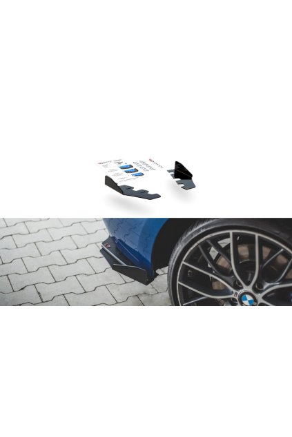 Maxton Design křidélka bočních difuzorů zad. nárazníku pro BMW řada 1 F20 M135I, černý lesklý plast ABS