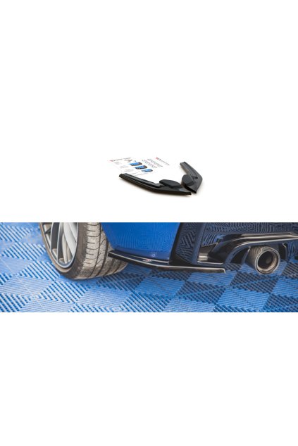 Maxton Design boční difuzory pod zadní nárazník ver.2 pro BMW řada 1 F20 M135I, černý lesklý plast ABS