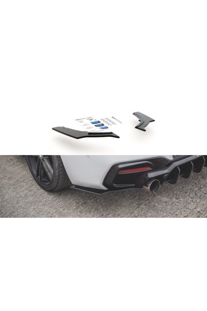 Maxton Design "Racing durability" boční difuzory pod zadní nárazník ver.3 pro BMW řada 1 F20- F21 Facelift, plast ABS bez povrchové úpravy