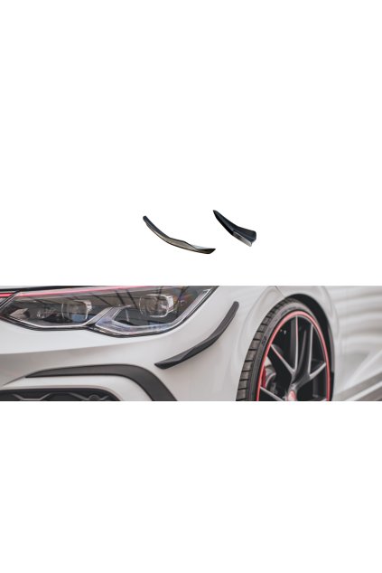 Maxton Design přítlačná křidélka předního nárazníku pro Volkswagen Golf GTI Mk8