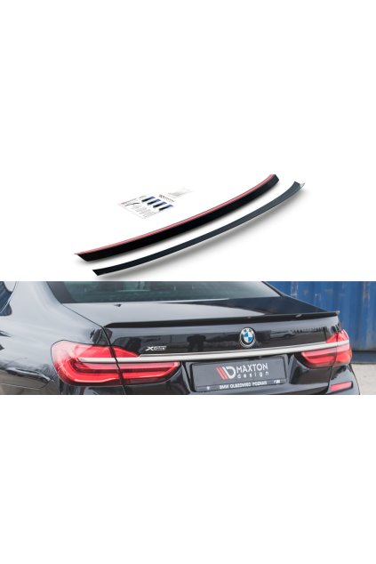Maxton Design prodloužení spoileru pro BMW řada 7 G11, carbon-Look
