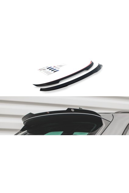 Maxton Design prodloužení spoileru pro Seat Leon FR Mk4, carbon-Look, ST (combi)