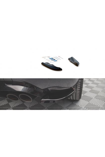 Maxton Design boční difuzory pod zadní nárazník pro Cupra Formentor, černý lesklý plast ABS