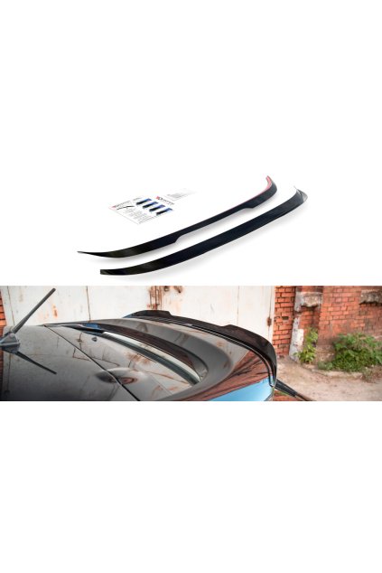 Maxton Design prodloužení spoileru pro Mitsubishi Lancer Mk8, carbon-Look