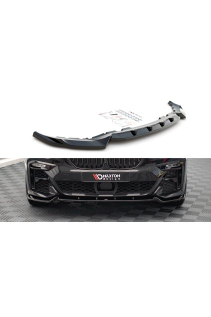 Maxton Design spoiler pod přední nárazník ver.2 pro BMW X7 G07, carbon-Look