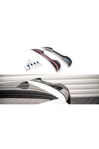 Maxton Design prodloužení spoileru pro Volkswagen UP GTI, carbon-Look