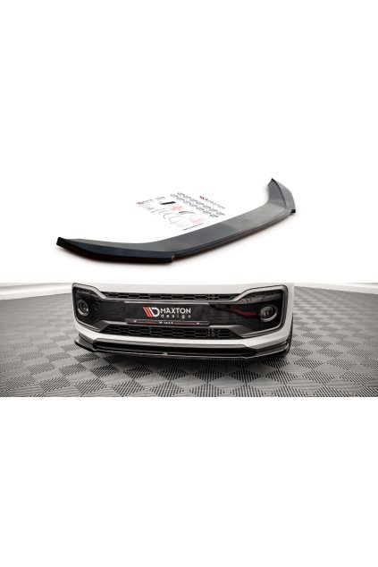 Maxton Design spoiler pod přední nárazník pro Volkswagen UP GTI, černý lesklý plast ABS