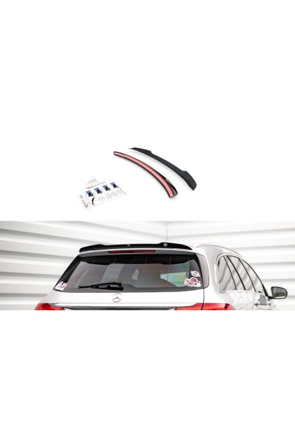 Maxton Design prodloužení spoileru pro Mercedes třída C W 205/Standard, carbon-Look