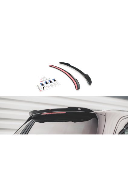 Maxton Design prodloužení spoileru pro Mercedes třída E W213/Standard, černý lesklý plast ABS