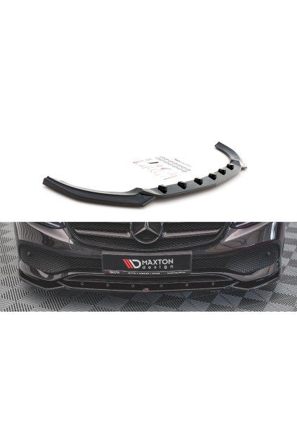Maxton Design spoiler pod přední nárazník pro Mercedes třída E W213/Standard, carbon-Look