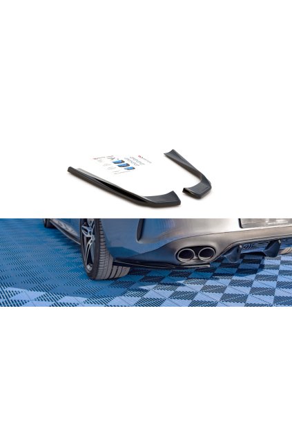 Maxton Design spoiler pod zadní nárazník pro Mercedes třída E W213/Coupe (C238)/E53 AMG, carbon-Look