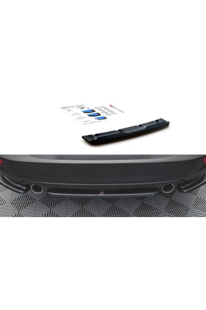 Maxton Design středový spoiler pod zadní nárazník pro Mazda Cx-3 MK1, carbon-Look