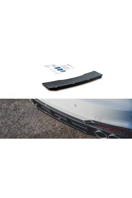 Maxton Design středový spoiler pod zadní nárazník pro Audi S5 F5 FL, carbon-Look