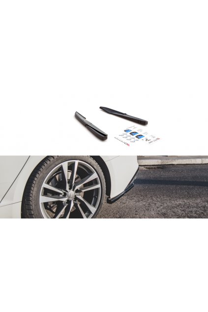 Maxton Design spoiler pod zadní nárazník pro Audi S5 F5 FL, carbon-Look