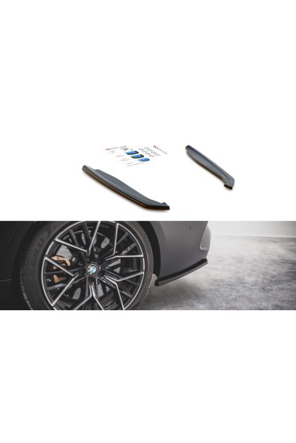 Maxton Design boční difuzory pod zadní nárazník ver.2 pro BMW M8 Gran Coupe/F93, carbon-Look